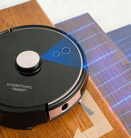 Everything Smart Robot Vacuum Cleaner Laser feature