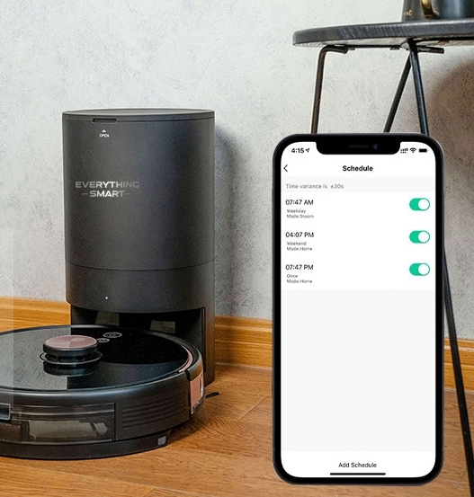 Everything Smart Robot Vacuum Cleaner with mobile app control